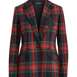 💎 Polo Ralph Lauren Women's Tartan Blazer💎